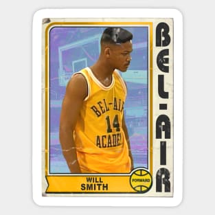 Air Will Smith ))(( Fresh Prince of Bel Air Basketball Card Sticker